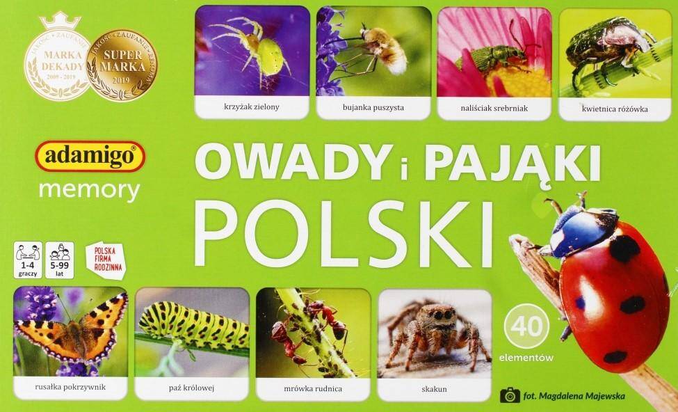 Owady i Pająki Polski -  Adamigo memory