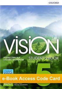 Vision 5 Podręcznik e-Book Access Code Card