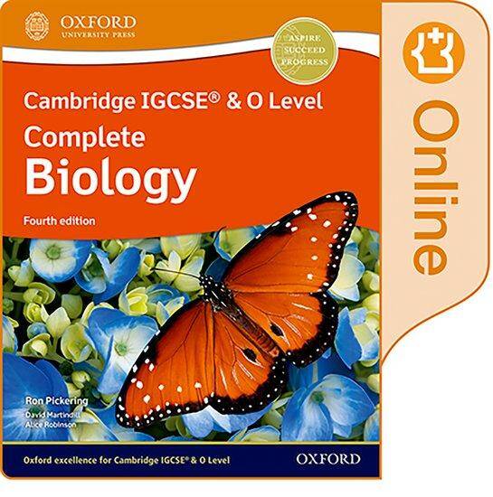 NEW Cambridge IGCSE & O Level Complete Biology: Enhanced Online Student Book (Fourth Edition)