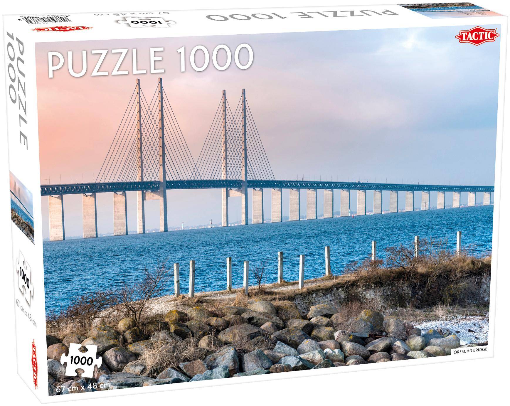 Puzzle 1000 Around the World Northern Stars Öresund Bridge