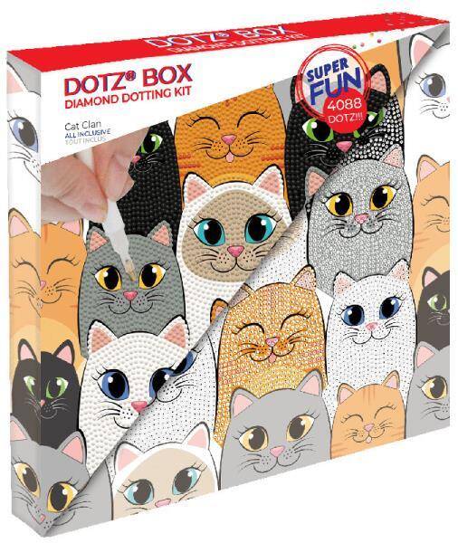 Diamond Dotz Cat Clan Dotz Box DBX020