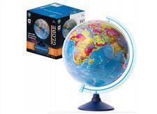 Globus Interaktywny  21 cm z mapą fizyczną z podświetleniem LED