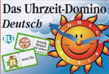 Das Uhrzeit-Domino Gra językowa (niemiecki)