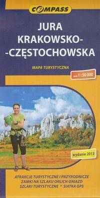 Jura Krakowsko-Częstochowska mapa turystyczna 1:50000