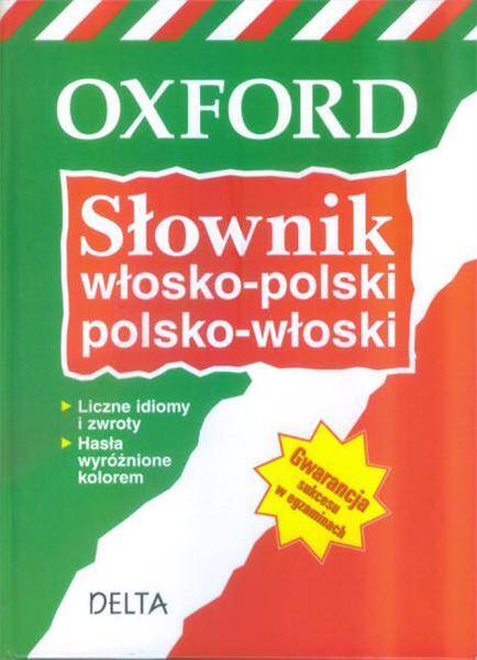 Słownik włosko-polski, polsko-włoski Oxford/Delta