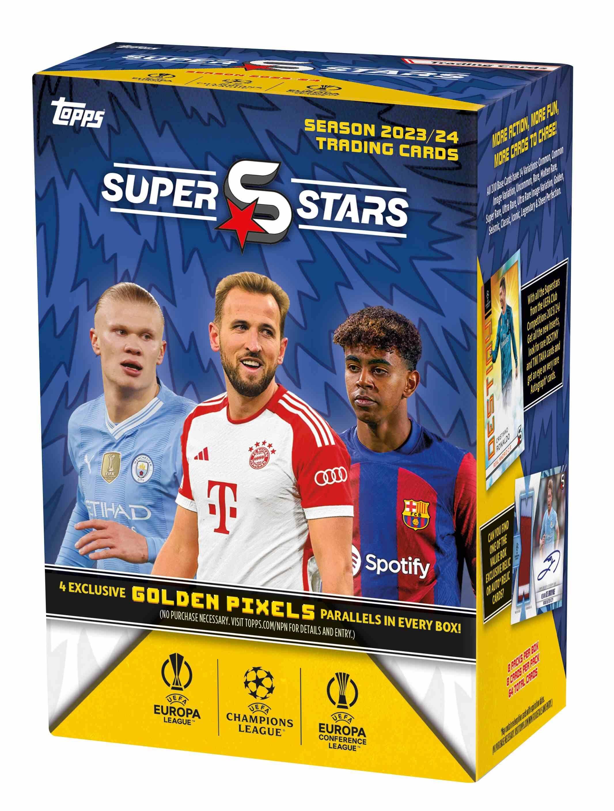 UEFA Topps Superstars Value Box