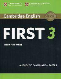 Cambridge English First 3 with answers