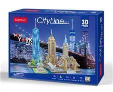 3D Puzzle  City Line New York City 123 elementów
