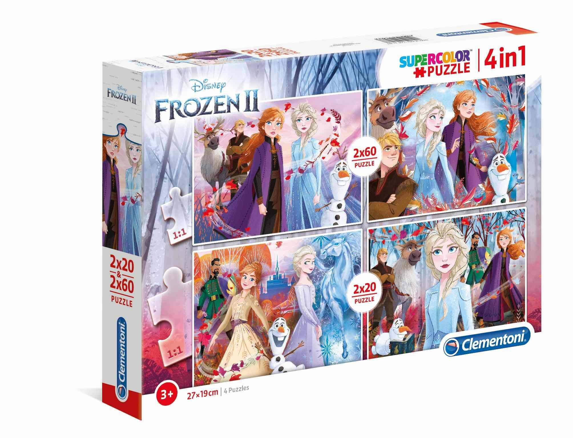 Puzzle 2x20+2x60 super kolor Frozen 2 21307