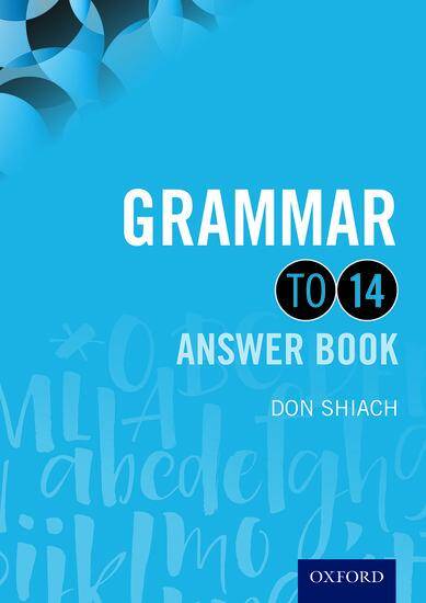 Grammar to 14: Answer Book