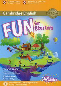 Fun for Starters (4th Edition - 2018 Exam) Student's Book with Audio Download, Online Activities & H