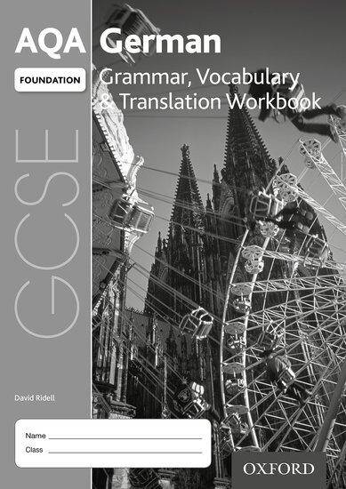 AQA GCSE German Foundation Vocabulary, Grammar & Translation Workbook Pack (x 8)