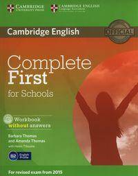 Complete First for Schools Workbook without Answers + CD