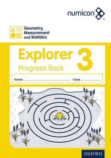 Numicon - Geometry, Measurement and Statistics 3 Explorer Progress Book Pack of 30