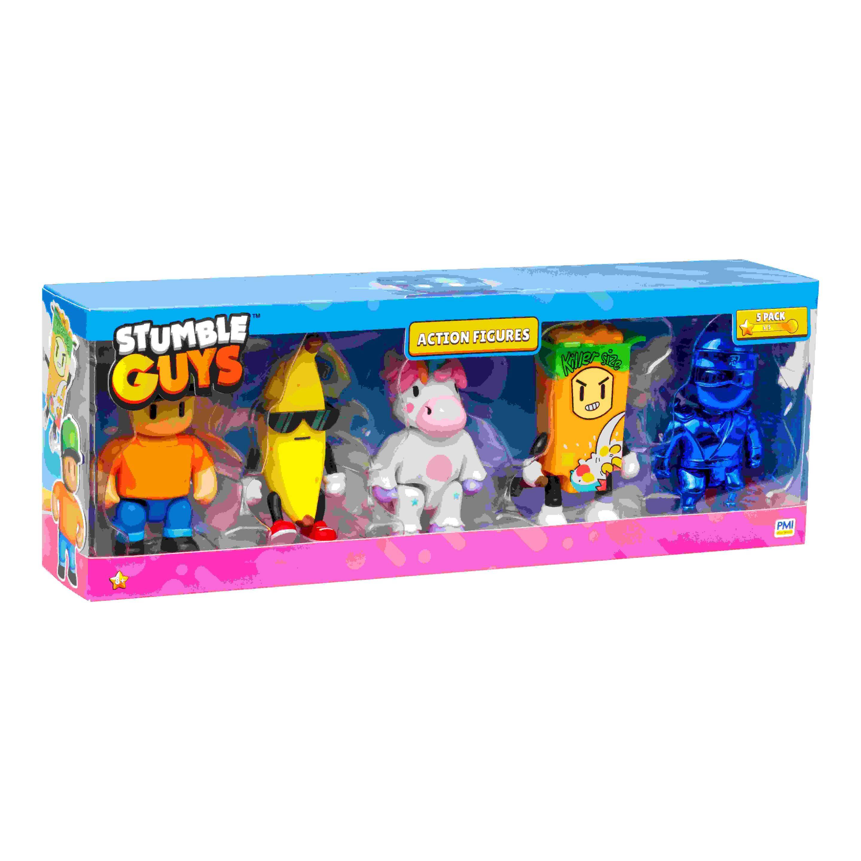 Stumble Guys Action Figure 5 Pack Mr. Stumble Banana Guy Sprinkles Ceriel Killer