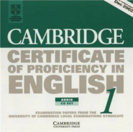 Cambridge Certificate of Proficiency in English płyta CD, część 1