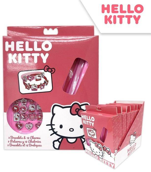 Bransoletek z zawieszkami Hello Kitty 21 elementów HK50007