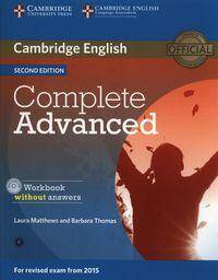 Complete Advanced 2ed. Workbook without key + Audio CD