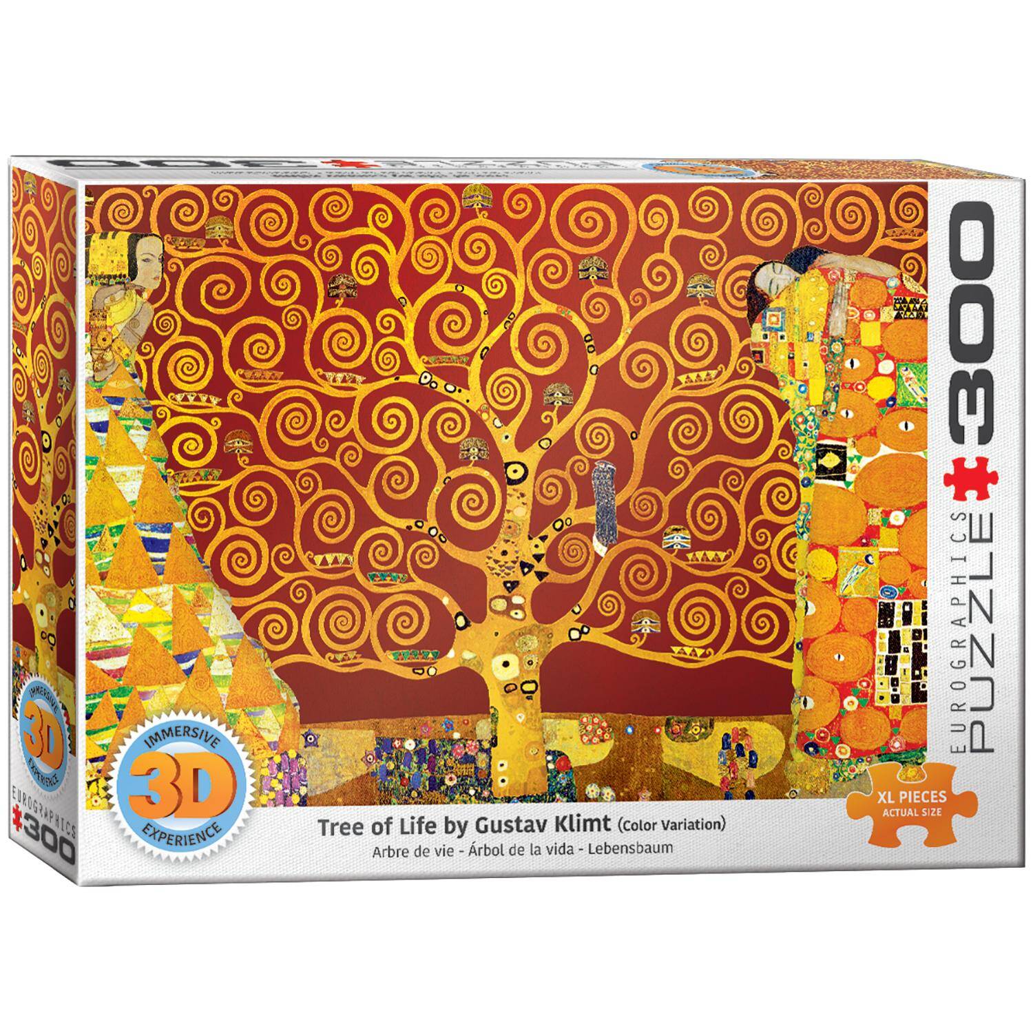 Puzzle 300 3D Tree of Life by Klimt 6331-6059