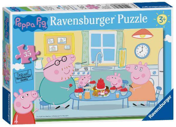 Puzzle 35el Świnka Peppa Czas dla rodziny 086283 RAVENSBURGER