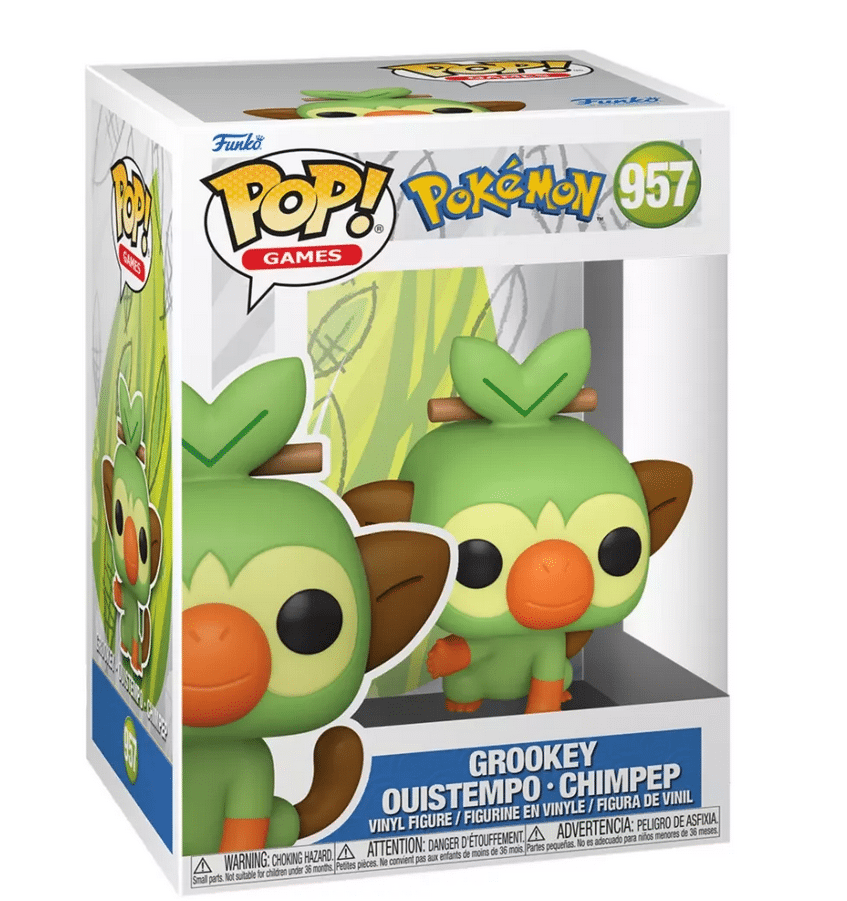 Pop Games: Pokemon - Grookey-Ouistempo -Chimpep (957)