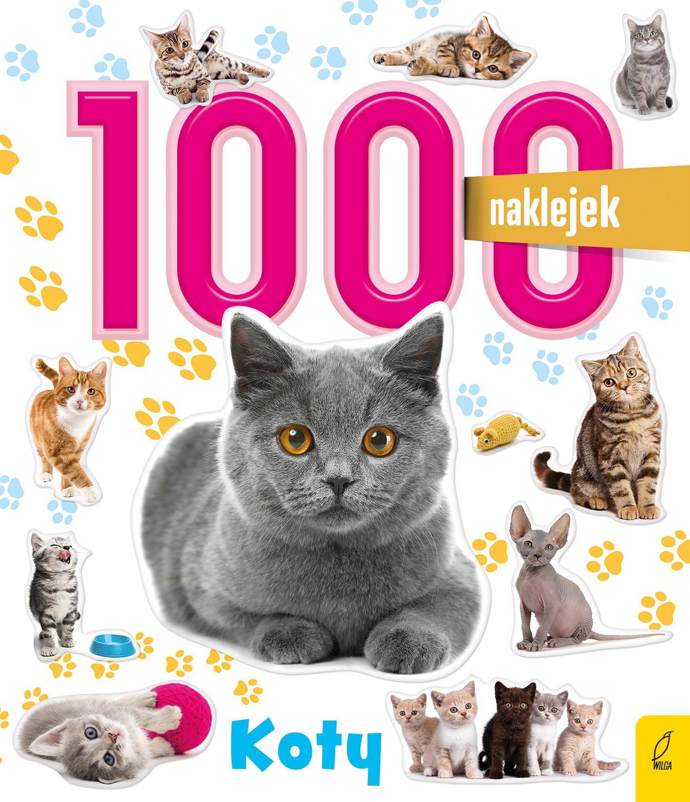 Koty. 1000 naklejek