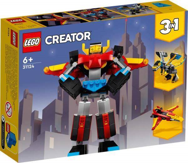 LEGO CREATOR Super Robot 3w1 31124 (159 el.) 6+
