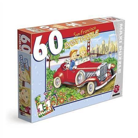 Puzzle 60 maxi Autko