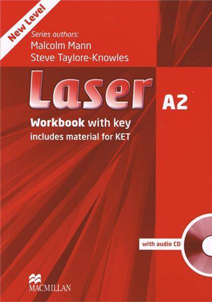 Laser A2 (New Edition) Workbook with Key with Audio CD
