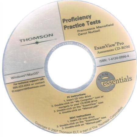 Exam Essentials Proficiency Practice Tests CD-Room