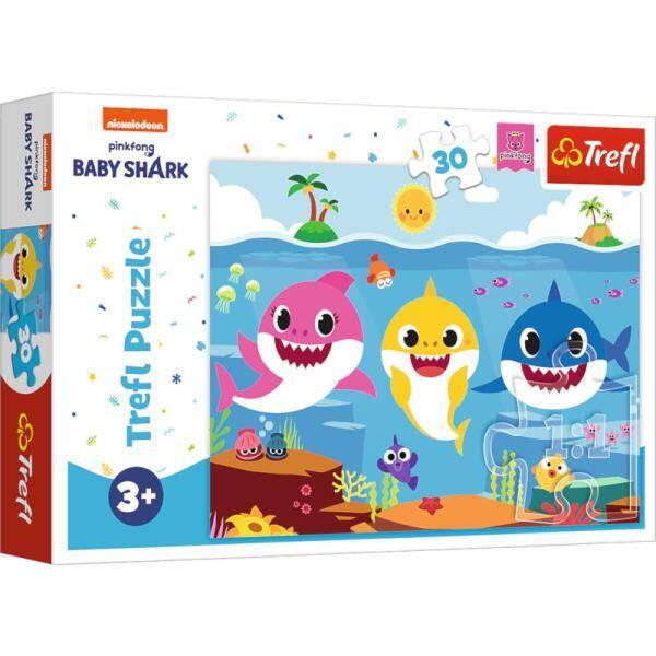 Puzzle 30 Podwodny świat rekinów Viacom Baby Shark 18284