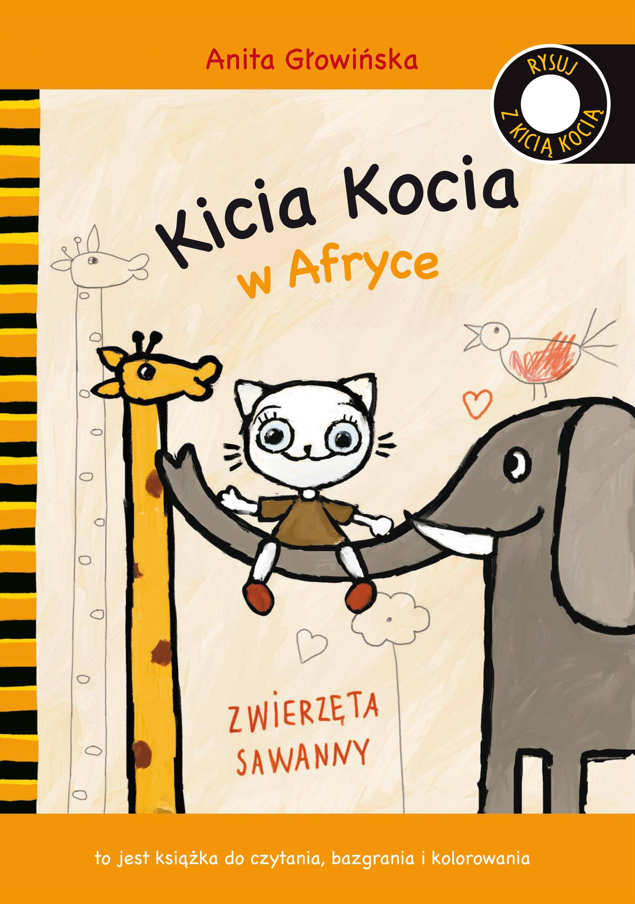 Kicia Kocia w Afryce. Kolorowanka wyd. 2