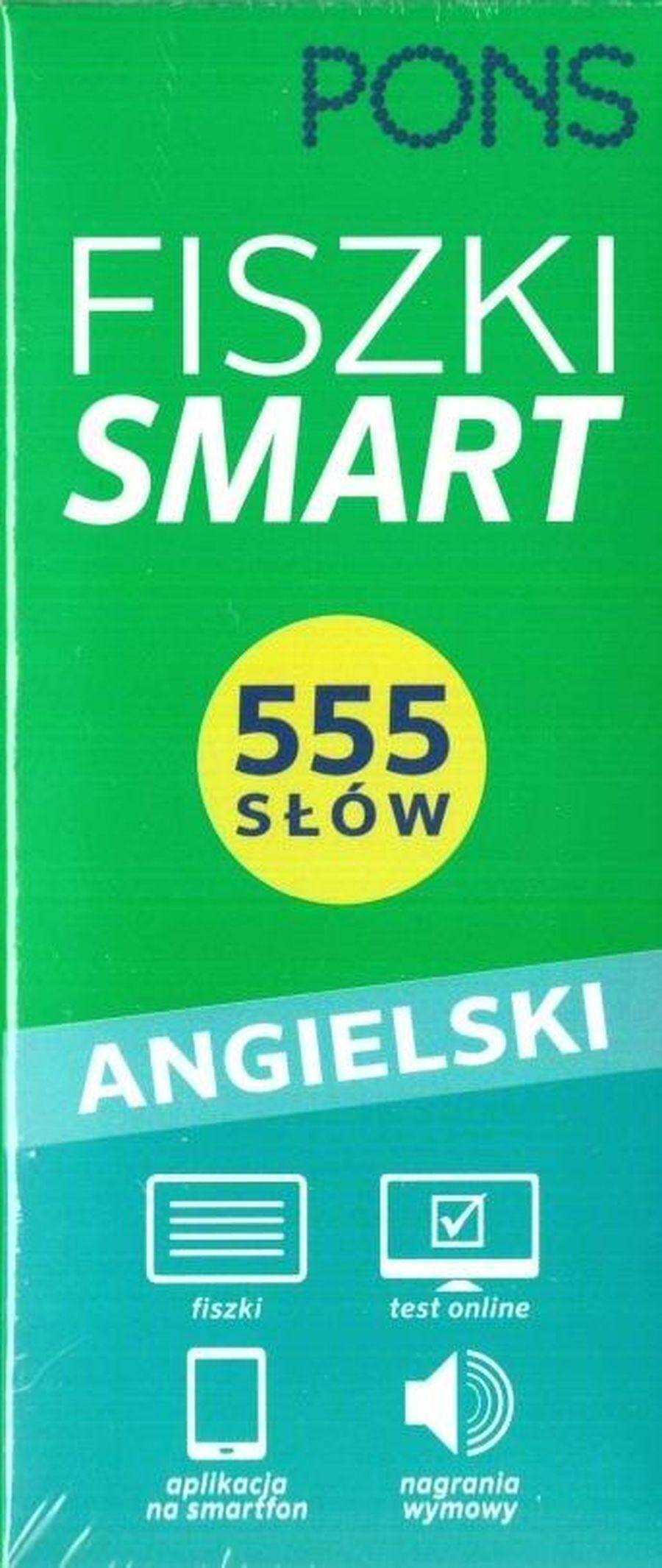 Fiszki SMART 555 Angielski W.2 PONS
