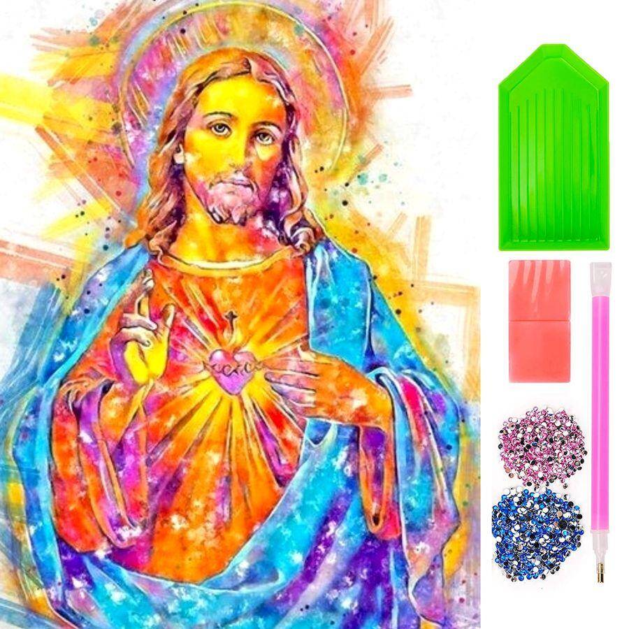 Diamentowa mozaika święte Jezus malastwo NO-1007123
