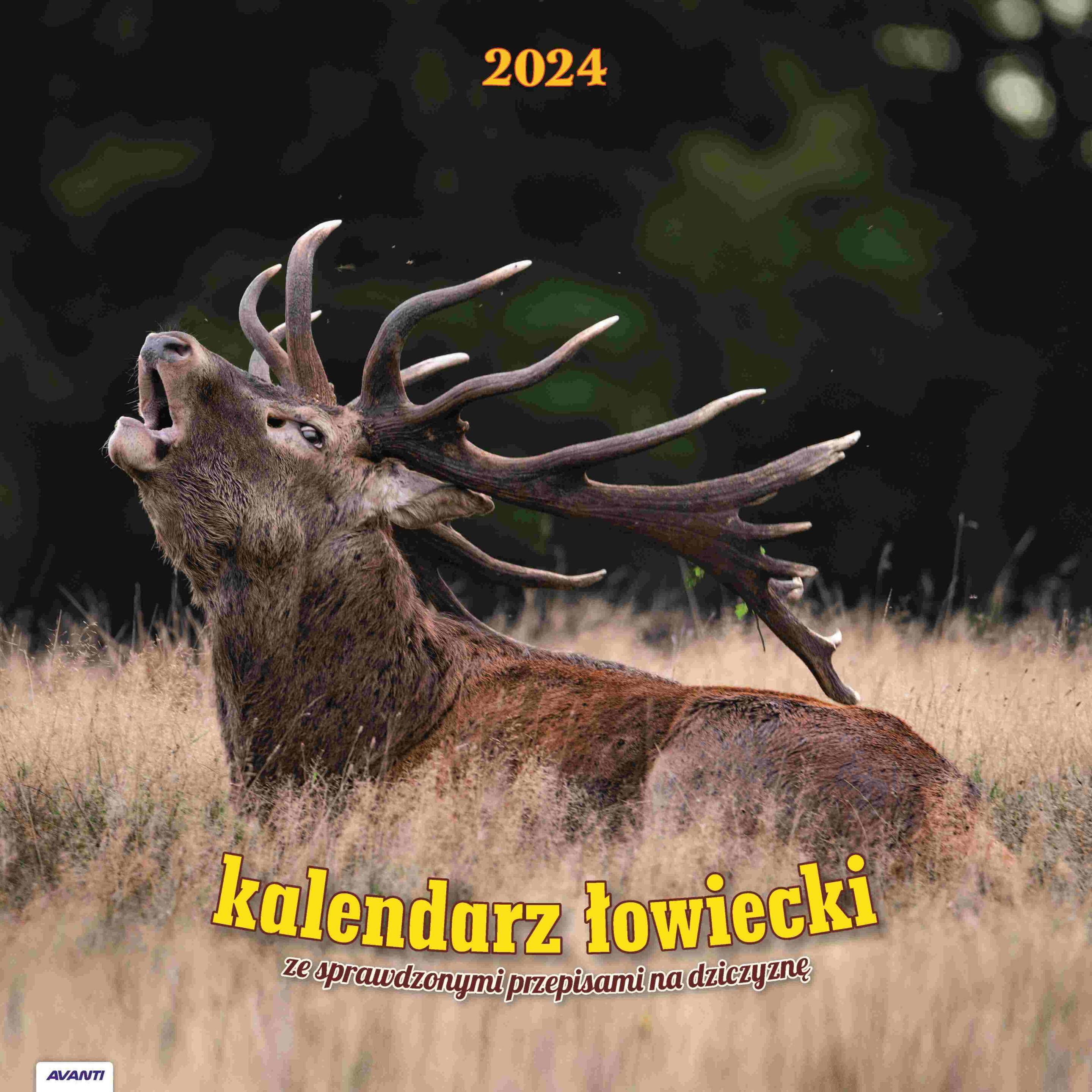 Kalendarz 2024 Łowiecki z przepisami albumowy duży KAD4