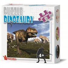 Puzzle 48 elementów Dinozaury