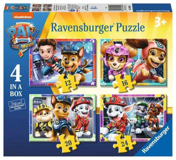 Puzzle 4w1 Psi Patrol 030996 RAVENSBURGER