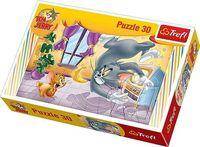 Puzzle 30 el.Tom & Jerry. Owocowa bitwa