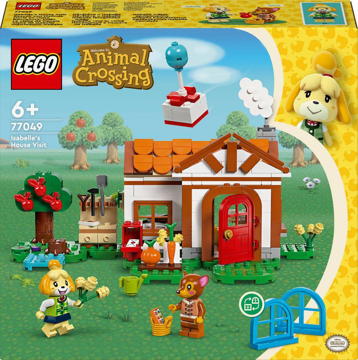 LEGO ®77049 ANIMAL CROSSING  Odwiedziny Isabelle (389 elementów)