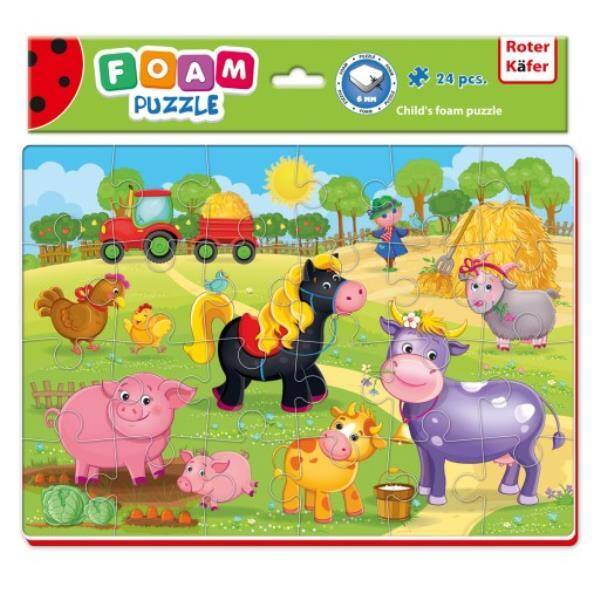 Miękkie puzzle A4 Śmieszne zdjęcia Farma RK6020-05