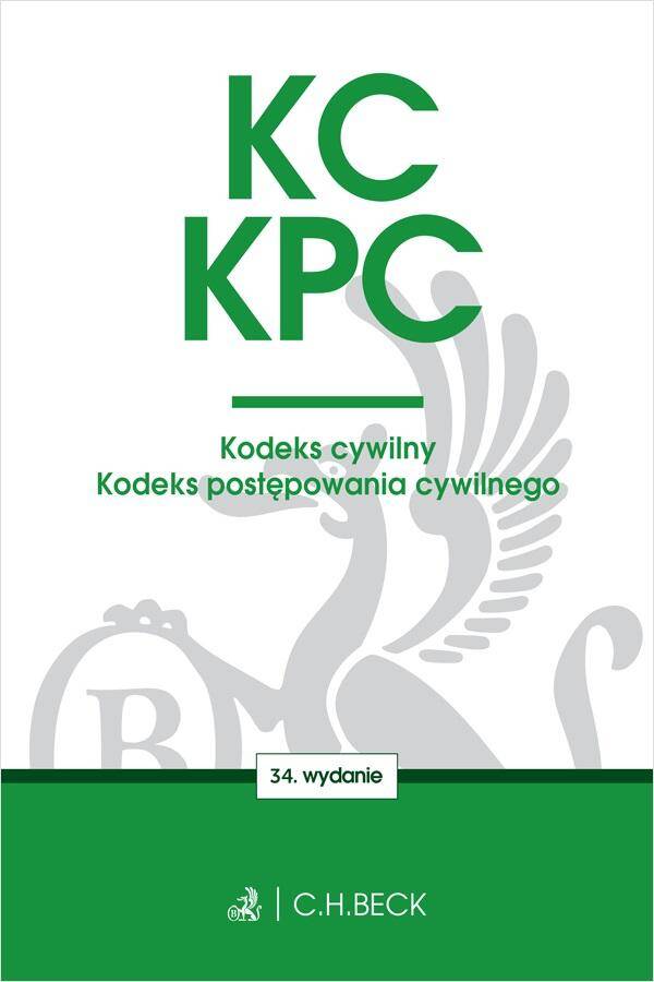 KC. KPC. Kodeks cywilny. Kodeks postępowania cywilnego. Edycja Sędziowska wyd. 34