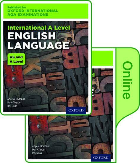 International AS & A Level English Language for Oxford International AQA Examinations: Print & Online Textbook Pack