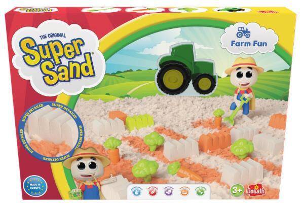 GOLIATH Piasek do modelowania Super Sand Farm Fun 918145