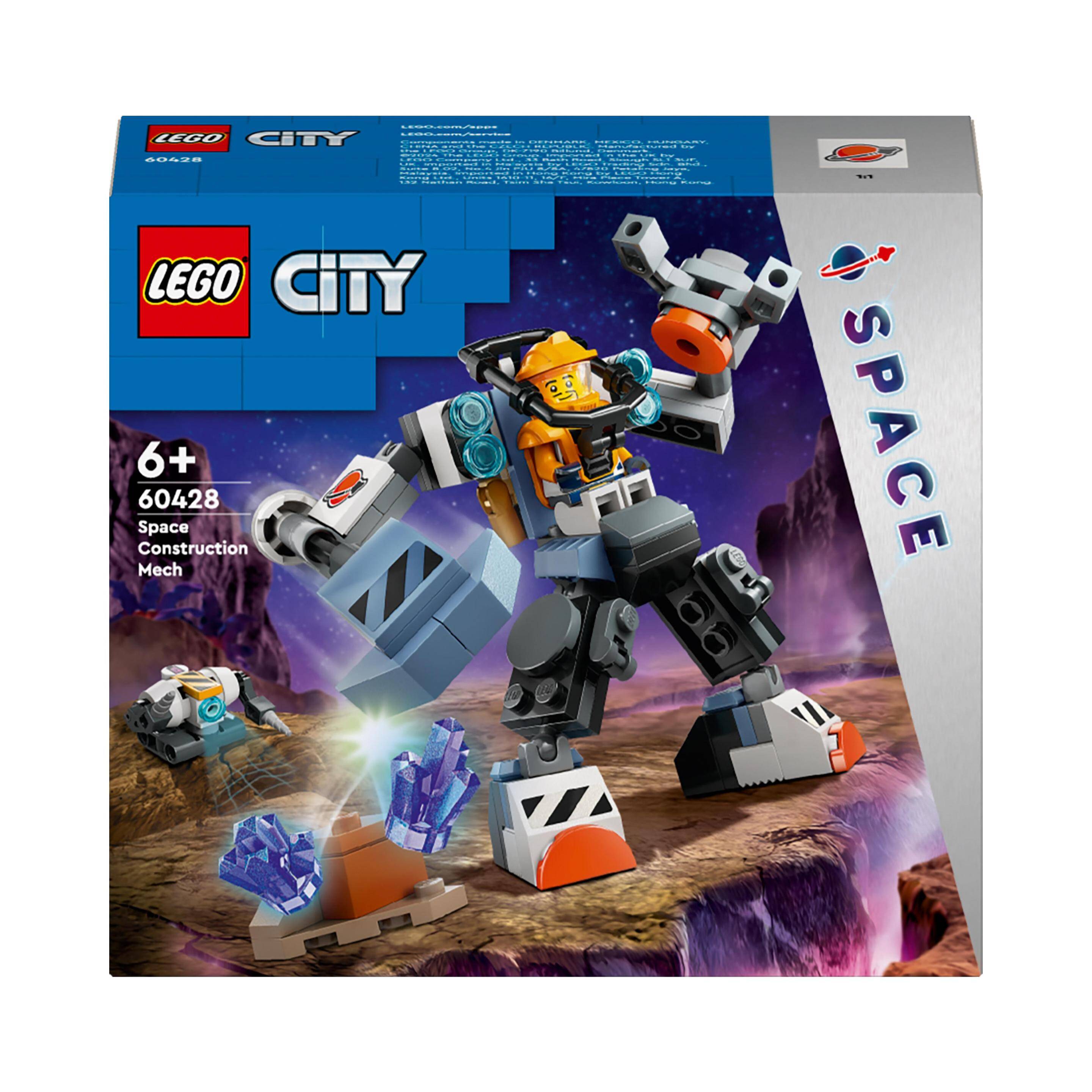 LEGO 60428 CITY Kosmiczny mech p4. 140 elementów.