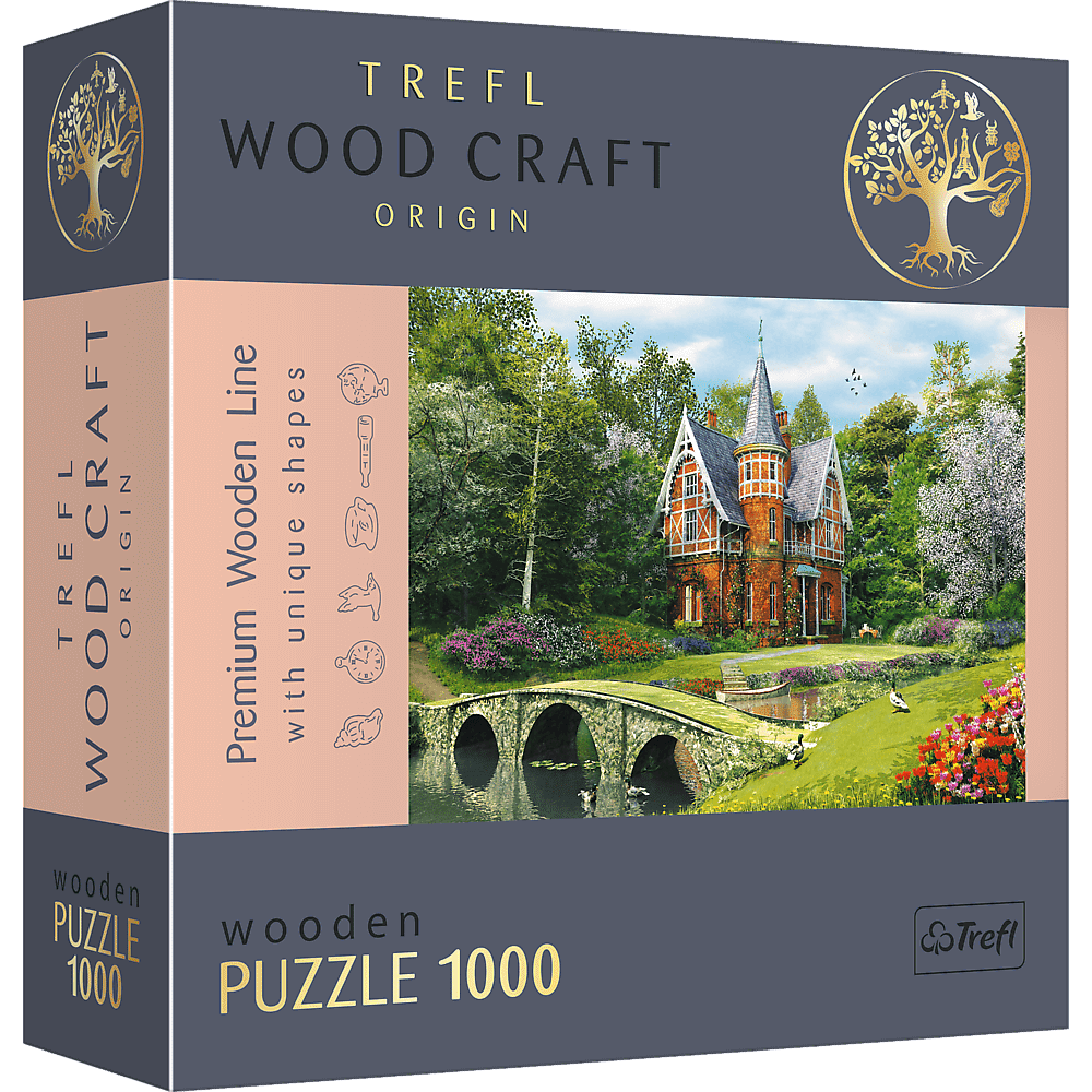 Puzzle 1000 drewniane Wiktoriański dom 20145