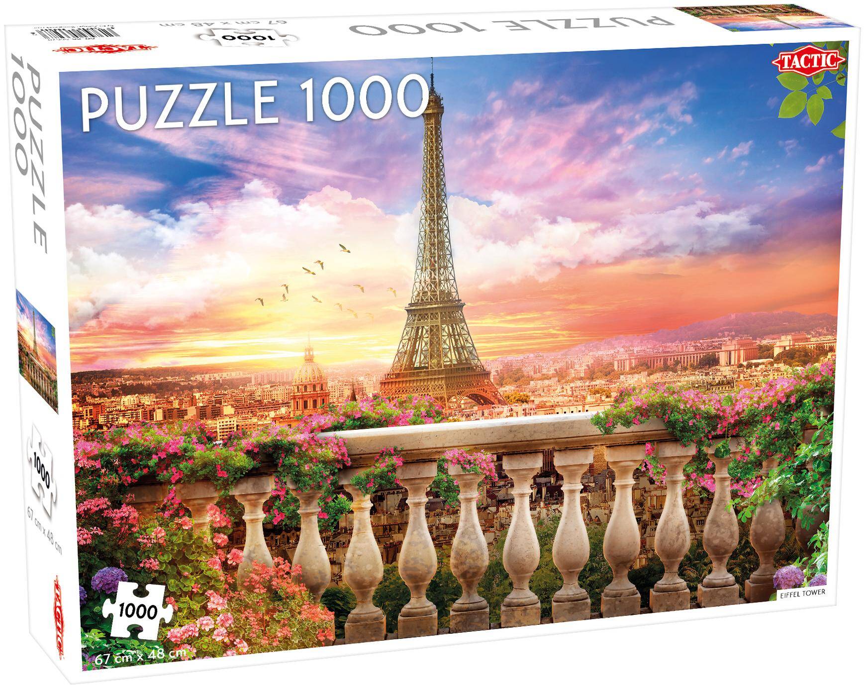 Puzzle 1000 Around the World Eiffel Tower Paris