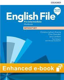 English File Fourth Edition Pre-Intermediate Workbook e-book