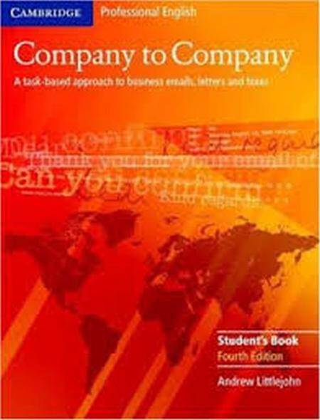 Company to Company 4ed SB