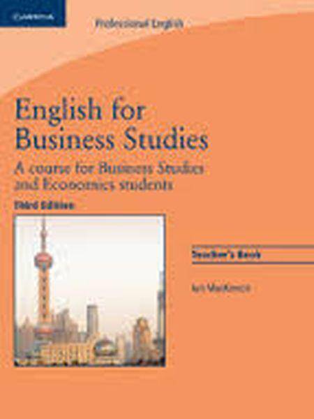 English for Business Studies 3ed Teacher's Book
