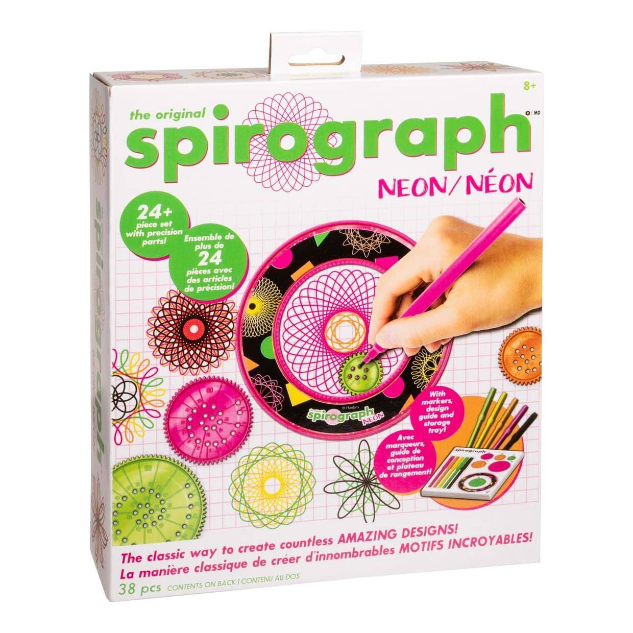 Spirograph zestaw kreatywny neon